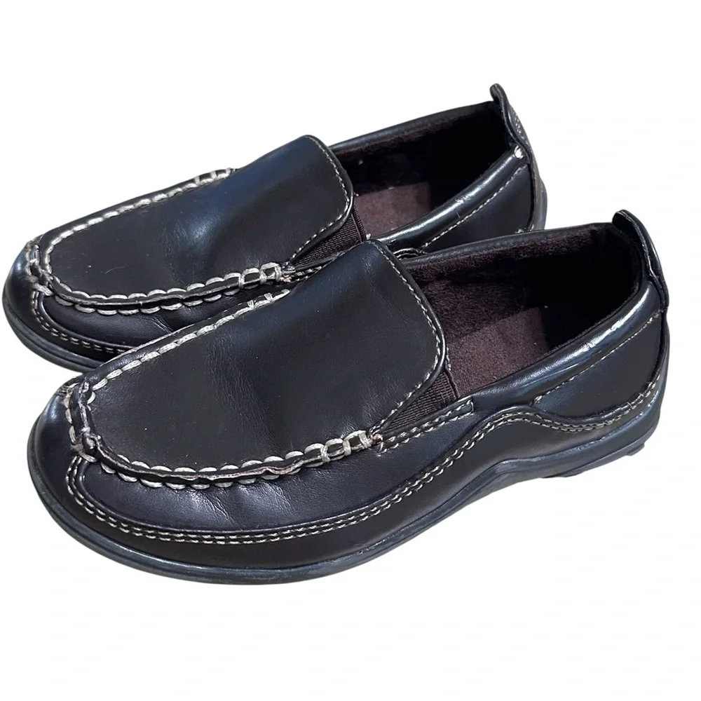 Cole Haan Brown Slip-On Toddler Loafers